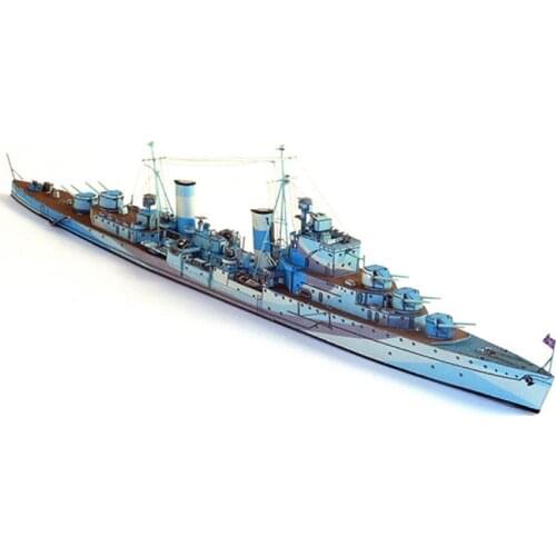 1: 400 British Sirius Star Air Defense Cruiser 3D Paper Model Cruiser Military Fans Manual Toy