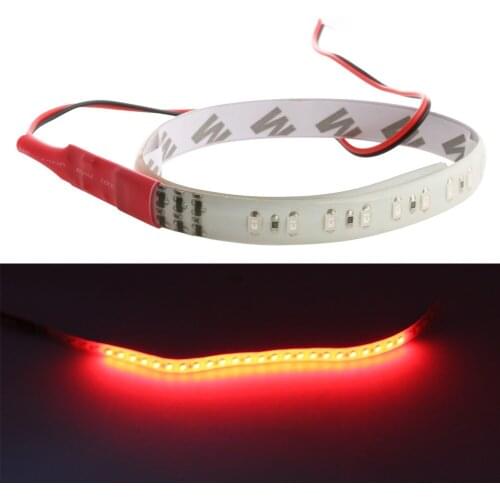 1PC DC 12V 30cm 3528 32LED Knight Rider Flash Strobe Scanner Neon Strip Light R N84F