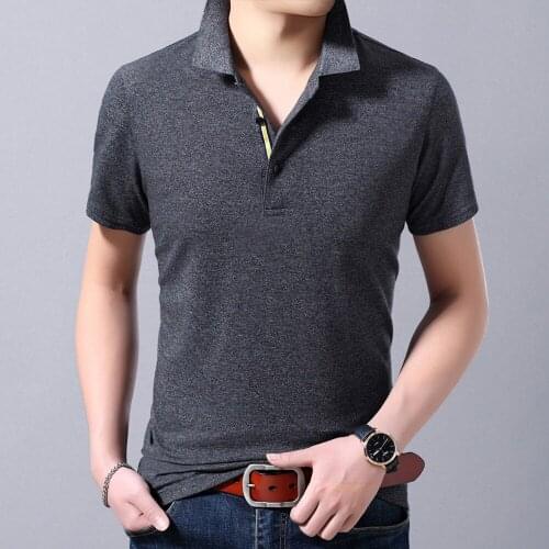 2020 Mens US Polo Fashion snowflake Summer New Short Sleeve turndown collar Breathable Shirt Solid Man Polos E3338