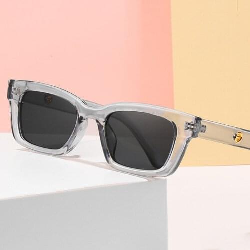 2021 Brand Designer Retro Points Sun Glasses Women Rectangle Vintage Sunglass Female Lady Eyeglass Cat Eye Driver Goggles Gifts