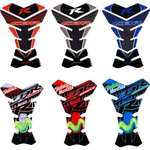 3D HRC Resin Gel Motorcycle Tank Pad Sticker Decal Emblem for Honda CBR300 CBR600 CBR500R CBR600RR 1000RR xl650R