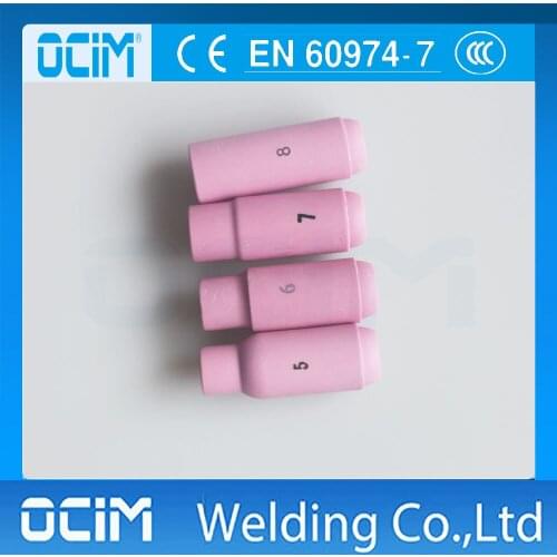 4pcs 10N49 10N48 10N47 10N46 TIG Alumina Nozzles Parts for SR PTA DB WP17 18 26 Series torch