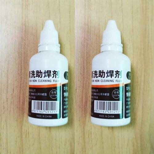 50ml Powerful Rosin Soldering Agent No-clean Flux Stainless Steel White Steel Plate Iron 18650 Battery Welding Water Liquid Flux
