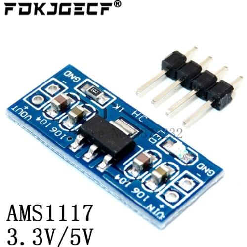 AMS1117 LM1117 SMD DC-DC Step Down Buck Converter Power Supply Module DC-DC 4.5V-7V to 3.3V 5.0V for Arduino bluetooth