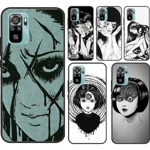 Horror Comic Junji Ito Tomie For Xiaomi Redmi Note 9 Pro Note 10 Pro 7 8 9S 8T Back Cover For Redmi 9T 9C 9A K40 Case