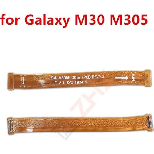For Samsung galaxy m30 m305 Mainboard Flex Cable Logic Main Board Motherboard Connect LCD Flex Cable Ribbon Repair Spare Parts
