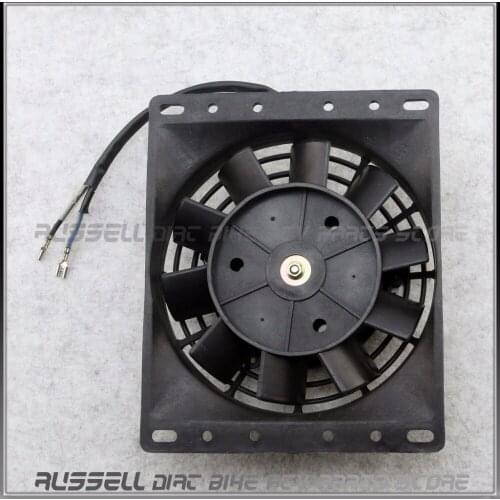 Electric Cooling Fan Radiator Thermo For 200c 250cc Quad Dirt Bike ATV Buggy 12V Zongshen Loncin Lifan Engine