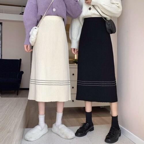 Geskeey Women's Knitted Skirts