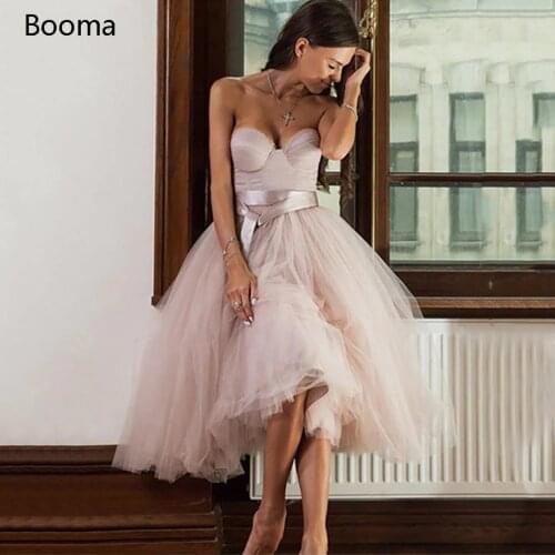 Dirty Pink Short Prom Dresses Sweetheart Ruched A-Line Homecoming Dresses Satin Sashes Sleeveless Tulle Formal Party Dresses