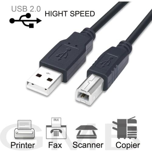 NEW USB High Speed 2.0 A To B Male Cable for Canon Brother Samsung Hp Epson Printer Cord 3feet 1m