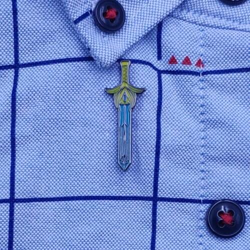 Cute She-Ra Princess of Power Enamel Sword Lapel Pin Brooch Badge Backpacks Button Clothes Men Male Xmas Gift CE009