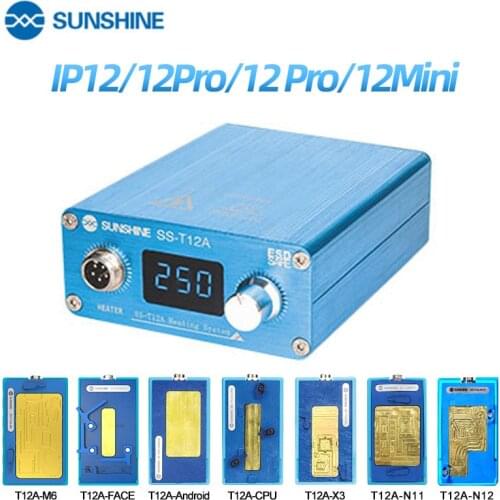 SS-T12A Soldering Kit Motherboard desoldering for iPhone 6 7 8 X XS Mobile Phone CPU NAND Heating Repair