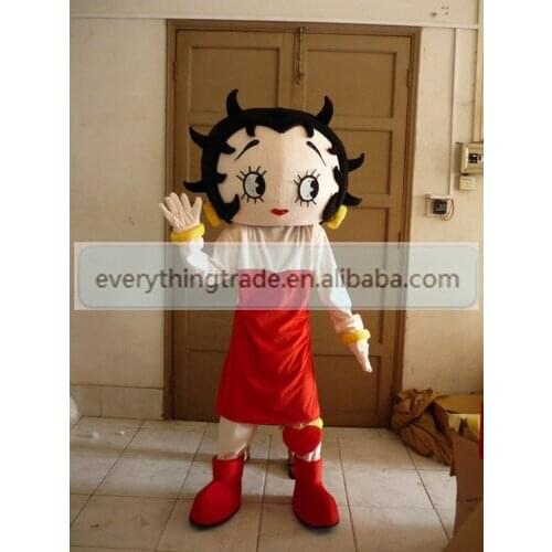 New arrival Foam Adult cute nice big eyes girl mascot fancy dress suit costumes cartoon party costumes adult size