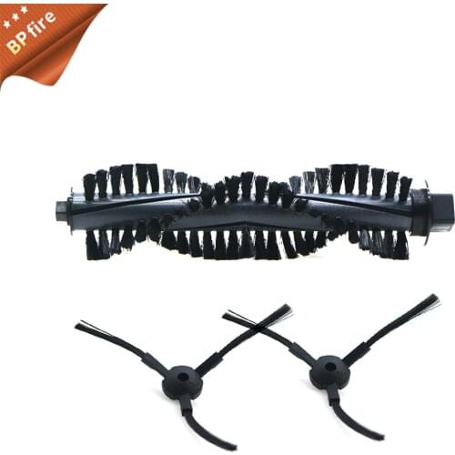 1pc Main Brush+1sets of side brush L+R (1R and 1L)for ILIFE a4s Robot Vacuum Cleaner Parts for chuwi ilife a4s