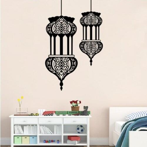 Removable Islamic wall stickers Vinyl Sticker Wall Paper Wall Sticker For Living Room House Decoration