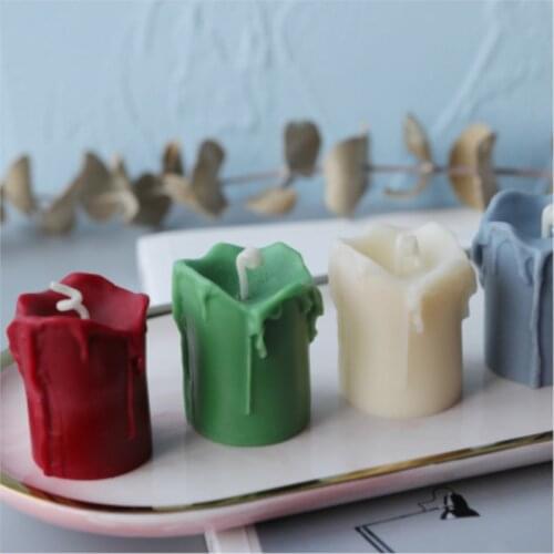PRZY Silicone Mold Soap Molds Tearful Silicone Candle Mold Gypsum Chocolate Scented Candle Molds Cake Mould Clay Resin