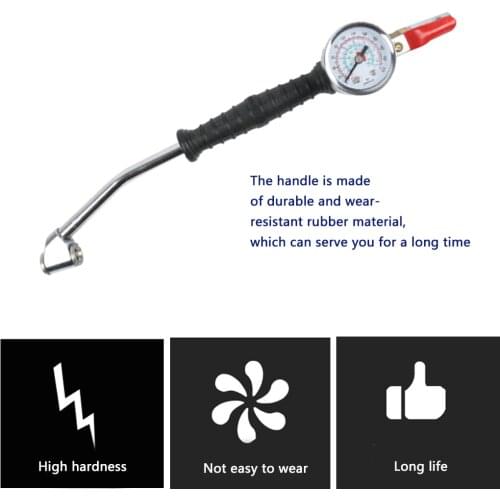 220PSI Air Tyre Pressure Inflator Gauge Valved Compressor Car Van Bike Tire Inflador neumatico calibrador de presion Auto Parts