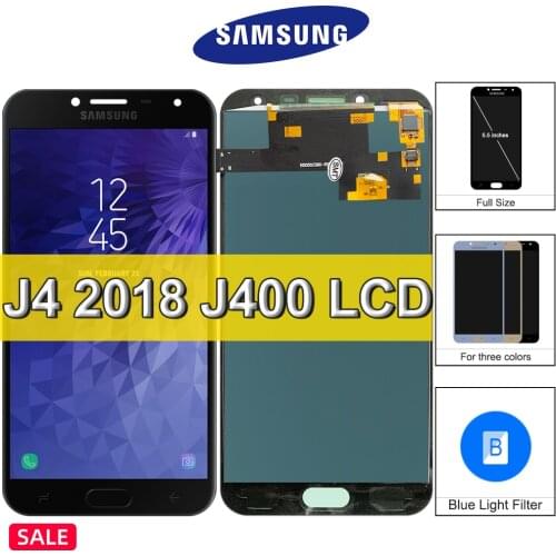 5.5'' J4 LCD For Samsung Galaxy J4 2018 J400 J400F LCD Screen Display J400F/DS Touch Screens Replacement Adjustable Brightness