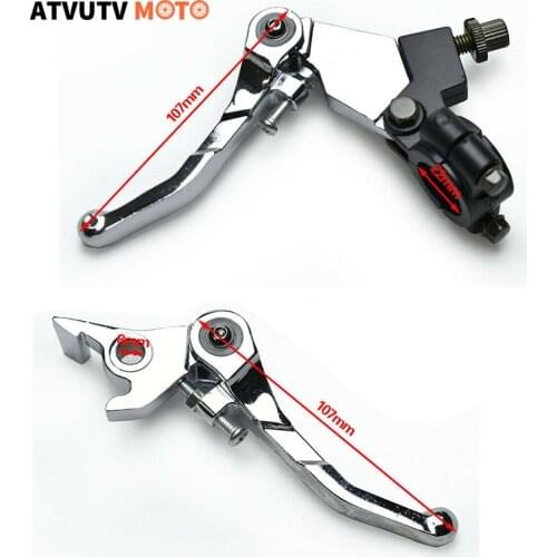 1pair Folding Alloy Brake Clutch Levers For 50cc-125cc 140cc 150cc 160cc CRF XR KLX Chinese Pit Dirt Bike SSR YCF Atomik Kayo