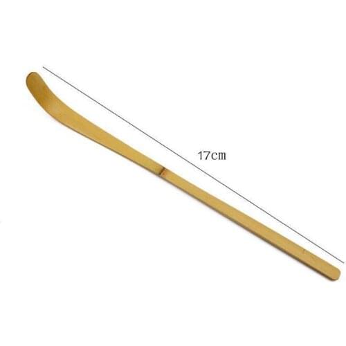 17cm Natural Bamboo Tea Ceremony Spoon Matcha Tea Spoon Retro Japanese Matcha Green Tea Spoon Powder Scoop#8709