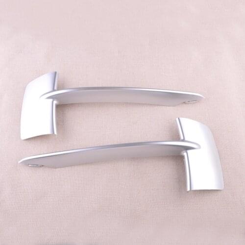 Car 51117303113 ABS 1 Pair Front Bumper Grille Trim Molding Fit For BMW X5 F15 2014 2015 2016 2017 51117303114