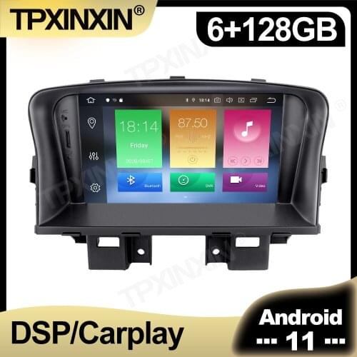 128GB Android 11 Car Radio For chevrolet cruze 2009 - 2012 Multimedia Recorder AutoRadio DVD Player Navigation Stereo GPS 2 din