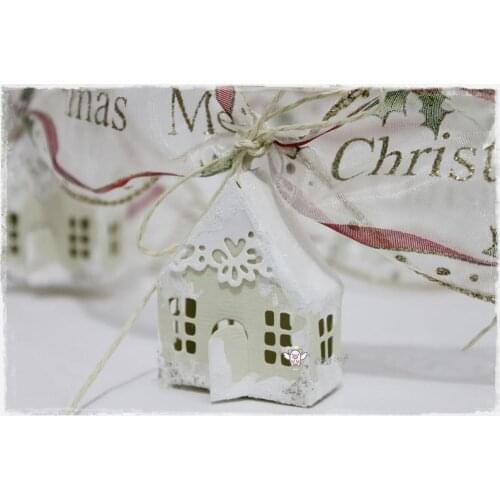 New 3D House decoration Metal Cutting Dies Stencils DIY Scrapbooking Paper/photo Cards Embossing Dies