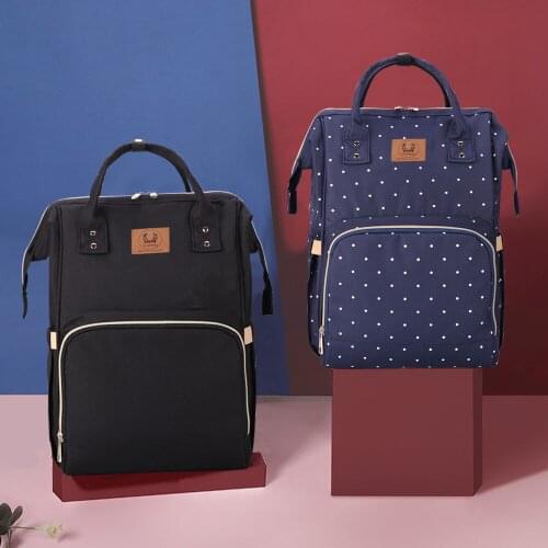 Baby Backpack Stylish Maternity Bag For Stroller Large Capacity Infant Diaper Bag Multi-Function Waterproof For Baby Care