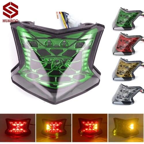 For Kawasaki Z900 Z 900 ZR900 ABS 2017-2020 Integrated LED Tail Light Brake Stop Light Turn Signals