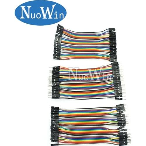 40PIN Dupont Line 10CM 20CM 30CM Male to Male + Female to Male + Female to Female Jumper Wire Dupont Cable for arduino DIY KIT
