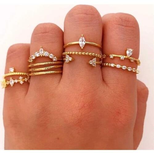 Кольца с кристаллами IFMIA China At AliExpress