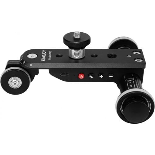 Kingjoy PPL-06S Mini Gemotoriseerde Elektrische Track Slider Motor Dolly Truck Auto Voor Camera Camcorder Dv Dolly Panoramisch T