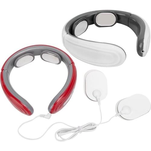3D Smart Neck Massager Electric Neck and Back Pulse Therapy Electrode Pads TENS Machine Cervical Vertebra Relax Kneading Massage