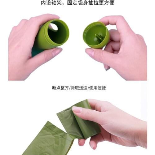 Pet garbage bag dispenser penguin capsule pill dispenser eggshell portable garbage bag