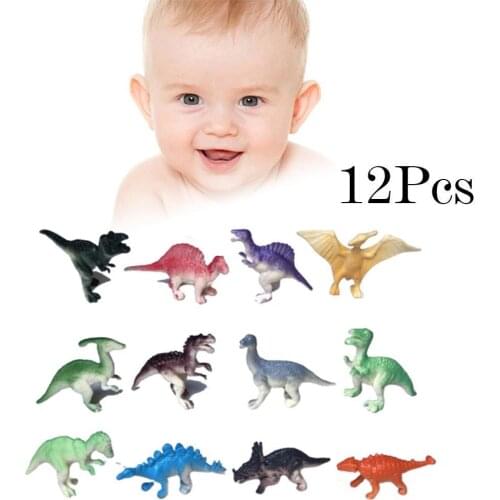 Dinosaur model simulation park wild mini small dinosaur vinyl animal toy plastic X8I4