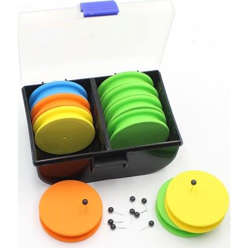 10PCS EVA Winders Tackle Box Kit Hair Rig Carp fishing Accessories Chod Zig Rig Bin Box for Carp fishing Tackle