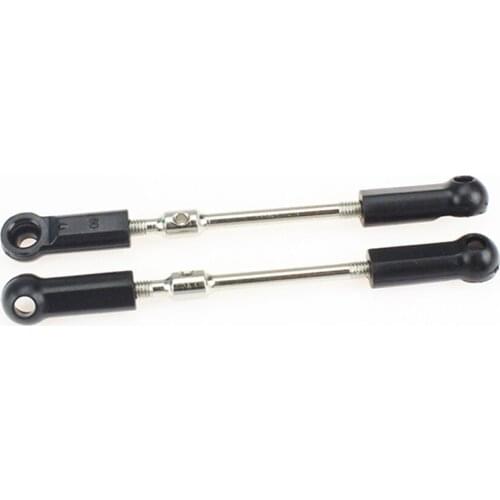 2pcs Aluminum Rod Link Linkage Links Set for WLtoys 104001 1/10 RC Crawler Car