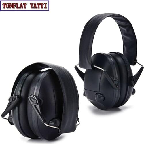 Military Army Tactical Battlefield Shooting Ear With Pickup Function Folded Sport Hunting Electronic Hearing Protection Earmuff