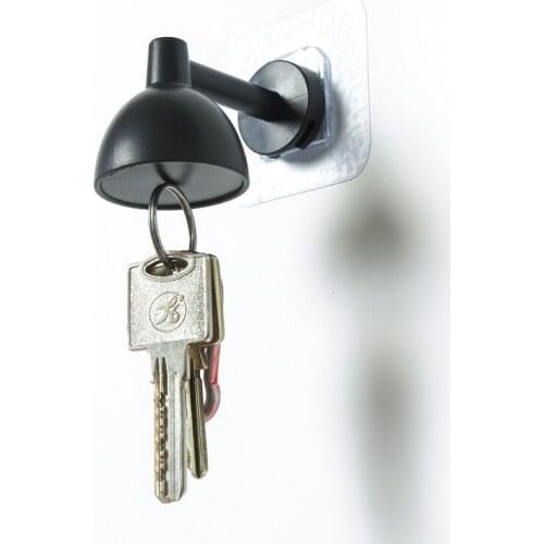 New Magnetic Keys Hanger Behind-door Coat Clothes Bag Hanger Hook Home Decor Storage Hook Punching-free Tower Hanger Shelf Rack