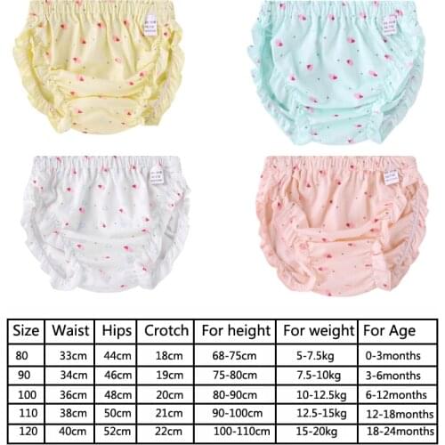 New girls summer underwear thin baby girl underwear