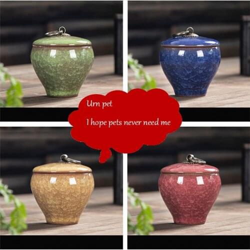 Ashes cat dog souvenir pet ashes storage box pet souvenir urn cremation jar Ceramics for a long time