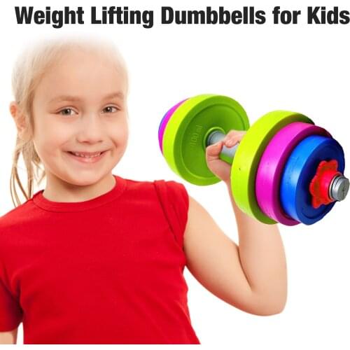 Sand Water Filled Dumbbell Set Adjustable For Kids Indoor Games Fitness Gymnastics Children Sports Physical Training Dumbbell