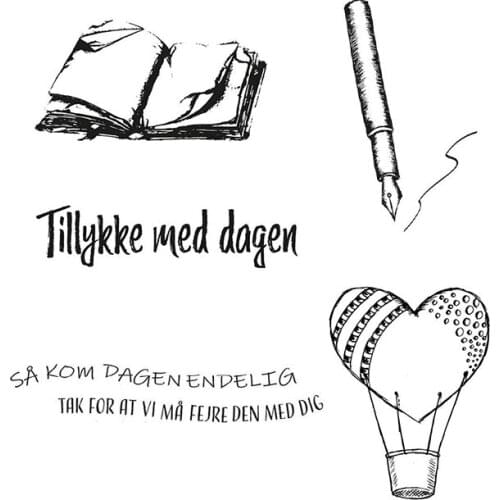 Pen And Books Clear Silicone Stamp Transparent DIY Scrapbooking Card Album Making Crafts DIY Embossing Stencil New 2019