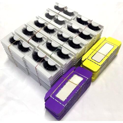 25mm Eyelashes Mink 25 Mm 3d Mink Lashes Bulk Wholesale Natural Cils Dramatic False Eyelashes With Free Eyelash Boxes Packaging