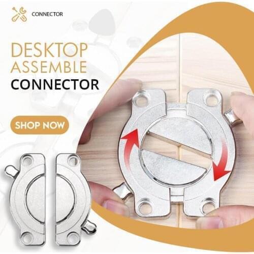 Desktop Assemble Connector Fasten Connector Aluminum Extrusion Hidden Hinges Invisible Concealed Barrel Door Hinge Bearing Wood