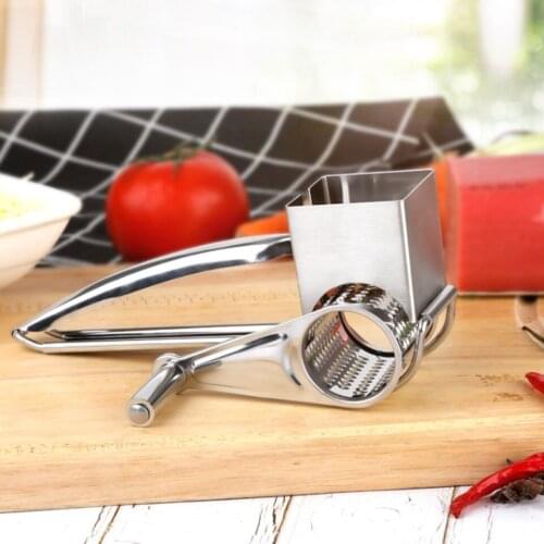Stainless steel cheese planer Hand rotary cheese grater Multi functional hand chopper Kitchen tool