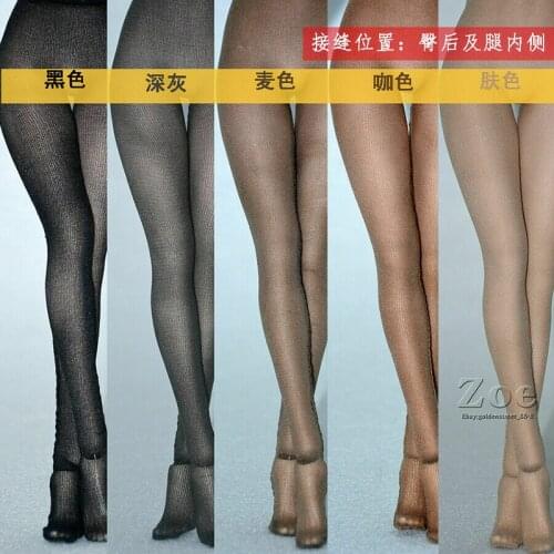 1/6 Female Ultra-thin Stockings Pantyhose Sexy Clothing Accessories Fit TBL PH 12'' Action Figure Body Model
