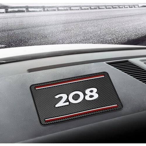 1pcs Car Anti Slip Mat Phone Holder non slip Pad Non-Slip Mat For Peugeot 208 308 508 408 407 3008
