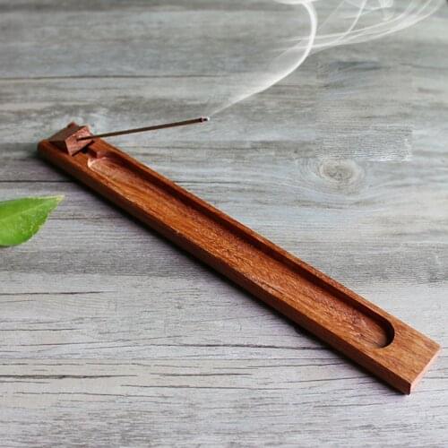 1PC Incense Holder Fragrant Ware Incense Sticks Plate Incense Burner Ash Catcher Garden Rosewood Sticks Holder Aroma Sticks