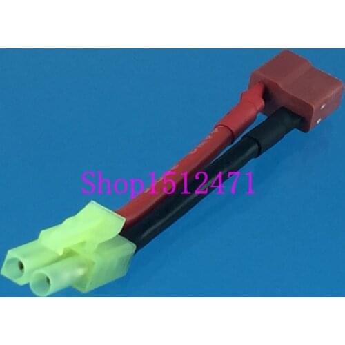 1pce Mini Tamiya Male to T-Plug Deans Female Adapter charger for Lipo / NiMH